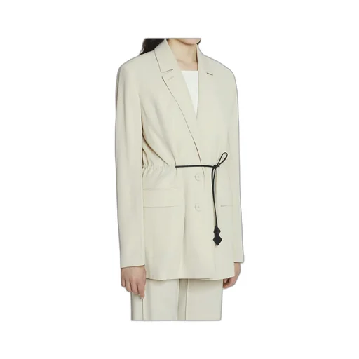 Single-Breasted Tie Detailed Jacket