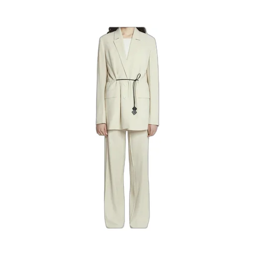 Single-Breasted Tie Detailed Jacket