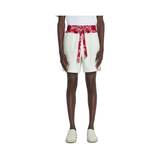 Floral-Printed Drawstring Shorts