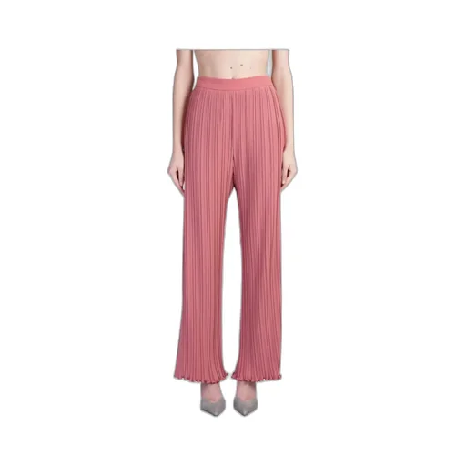 Pleated Straight Leg Pants