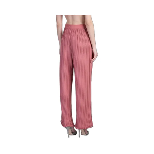Pleated Straight Leg Pants