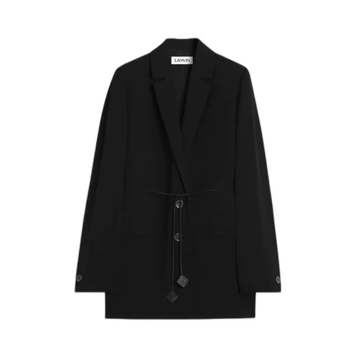 Tie Fastened Tailored Blazer