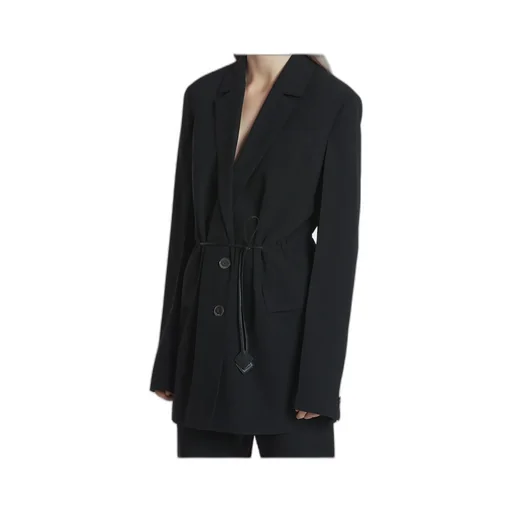 Tie Fastened Tailored Blazer