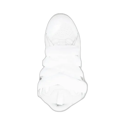 Curb Round Toe Lace-Up Sneakers