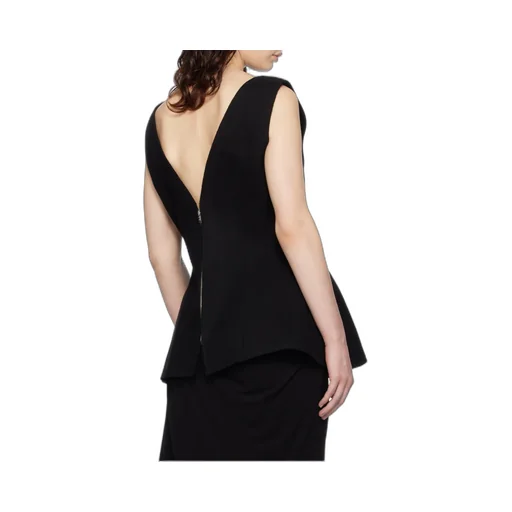 Ruffled Sleeveless Top