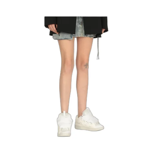 Curb Herringtone Bone Laced Sneakers