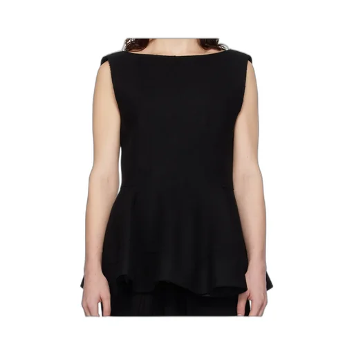 Ruffled Sleeveless Top