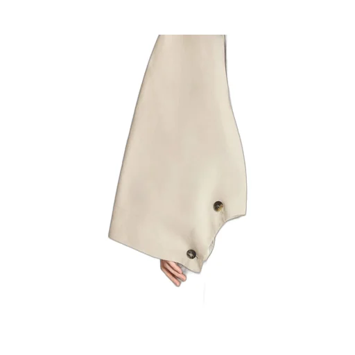 Spread-Collar Coat