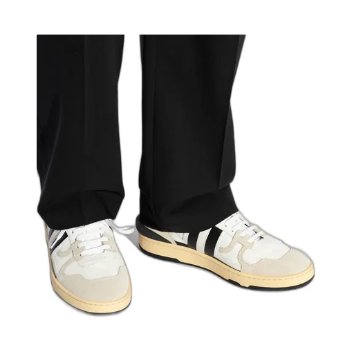 Clay Colour-Block Panelled Sneakers