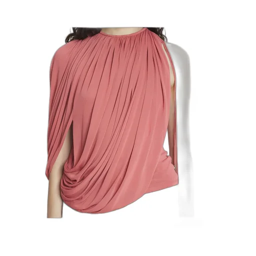 Draped Pleated Top