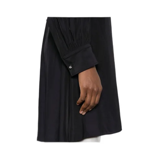 Keyhole Neck Draped Mini Dress