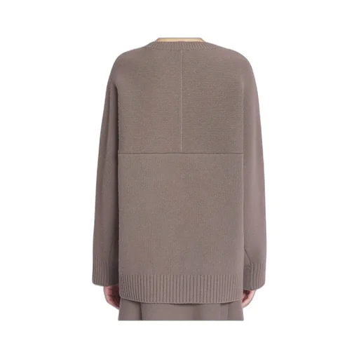 Ribbed Cuff Oversized Jumper