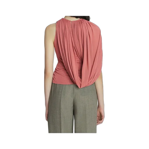 Draped Pleated Top