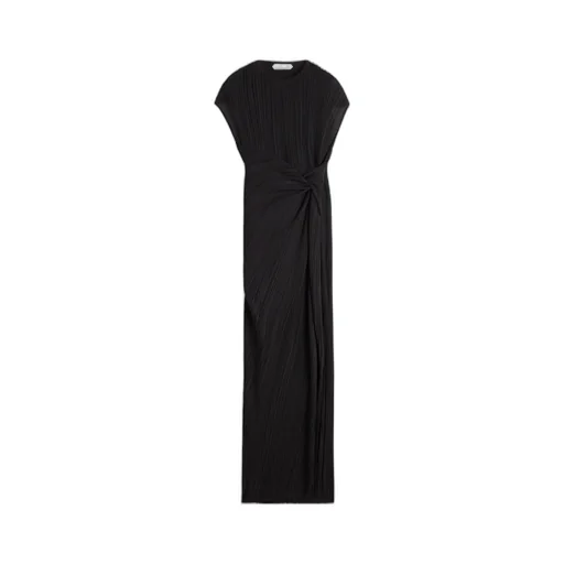 Asymmetrical Pleated Dress