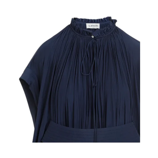 Ruffled Belted Mini Dress