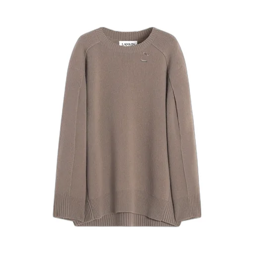 Ribbed Cuff Oversized Jumper