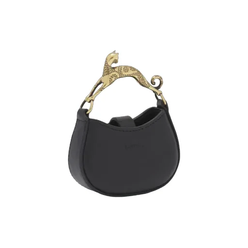 Logo Embossed Cat Handled Tote Bag