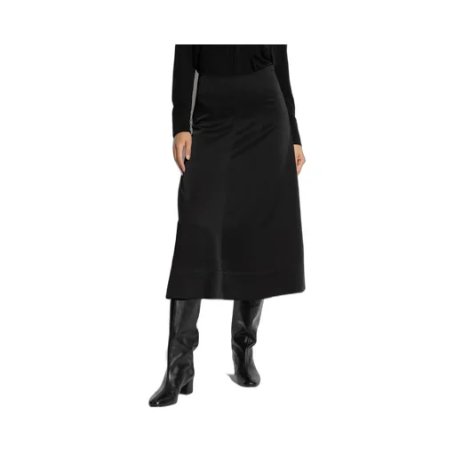 Satin Midi Skirt