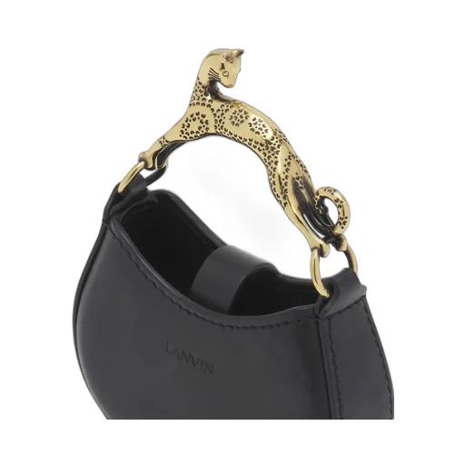 Logo Embossed Cat Handled Tote Bag