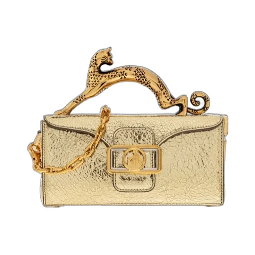 Embossed Cat Handled Tote Bag