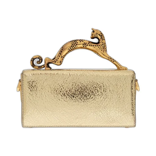 Embossed Cat Handled Tote Bag