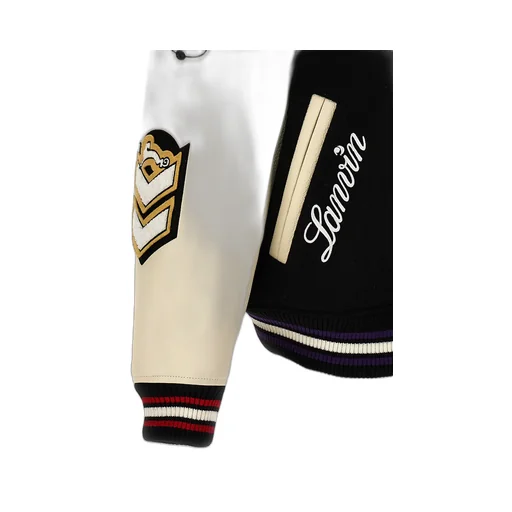 X Future Logo-Patch Varsity Bomber Jacket