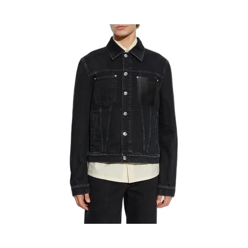Logo Embossed Denim Jacket