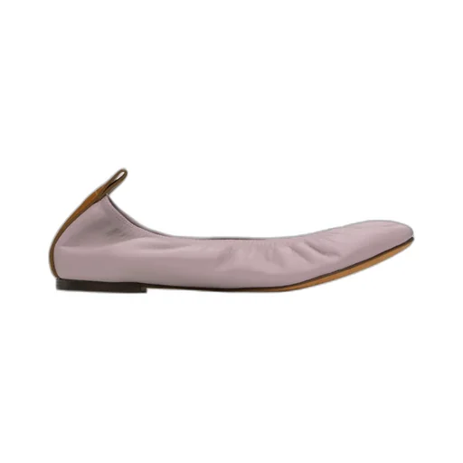 Logo Embossed Ballet Shoes