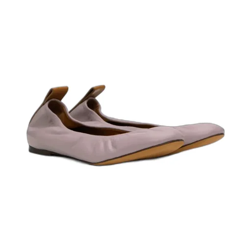 Logo Embossed Ballet Shoes