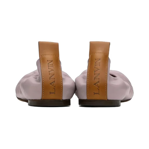 Logo Embossed Ballet Shoes