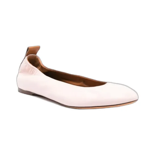 Slip-On Leather Ballerina Shoes