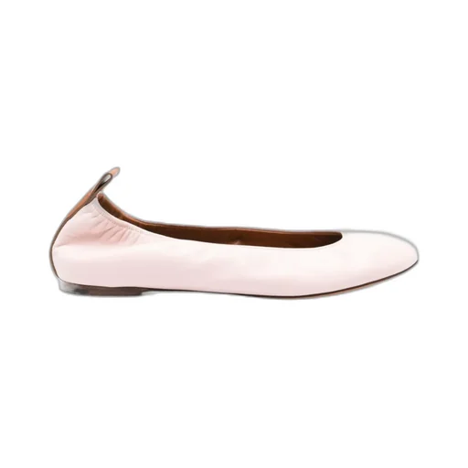 Slip-On Leather Ballerina Shoes