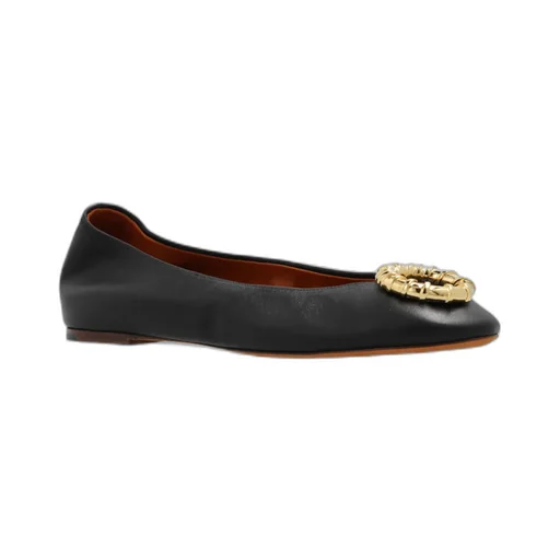 Round Toe Slip-On Ballerina Shoes
