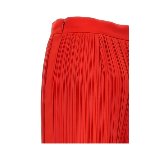 Pleated High Waist Trousers