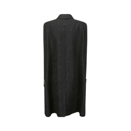 Button Detailed Straight Hem Coat