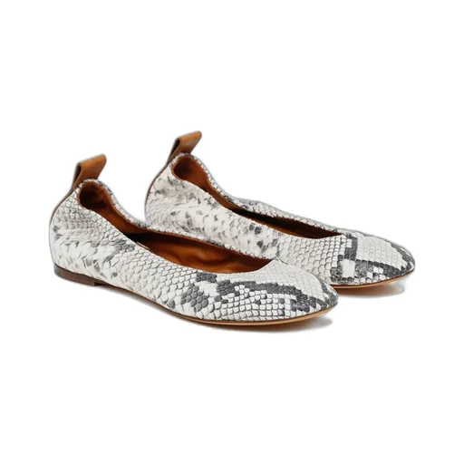 Embossed Ballet Flats
