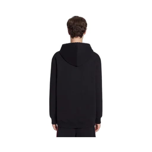 Logo Embroidered Drawstring Hoodie
