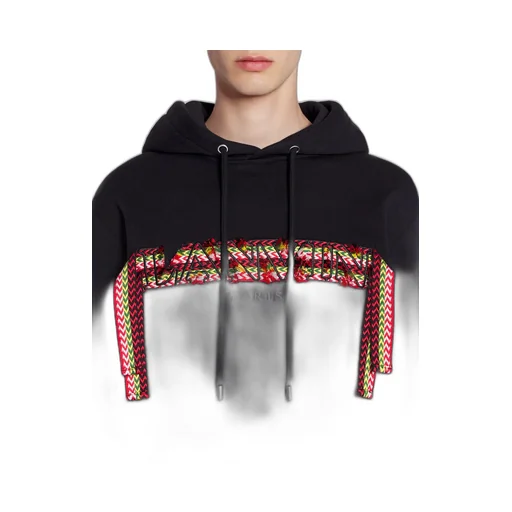 Logo Embroidered Drawstring Hoodie