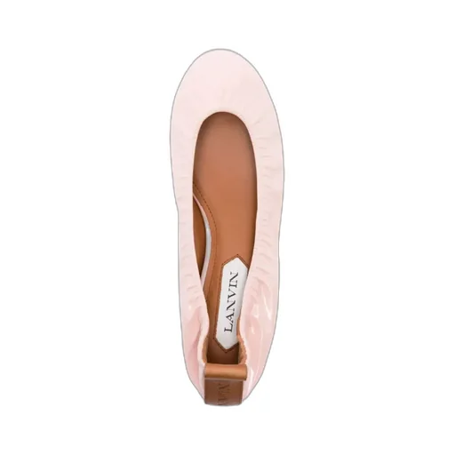 Ruched Detail Ballerina Shoes