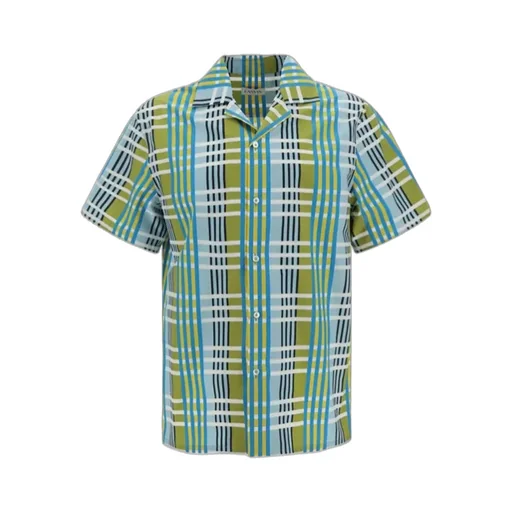 Plaid Short-Sleeved Shirt