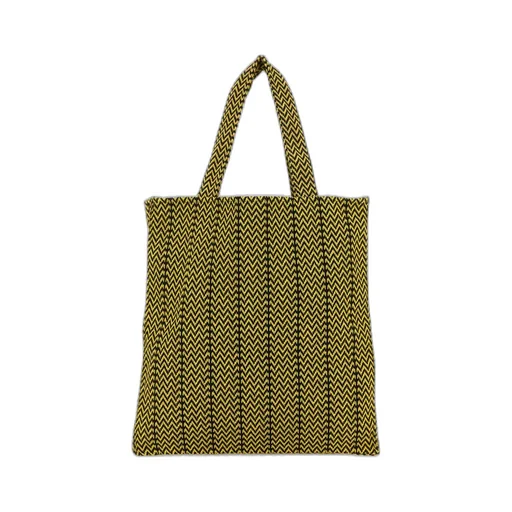 X Future Logo Embroidered Interwoven Tote Bag