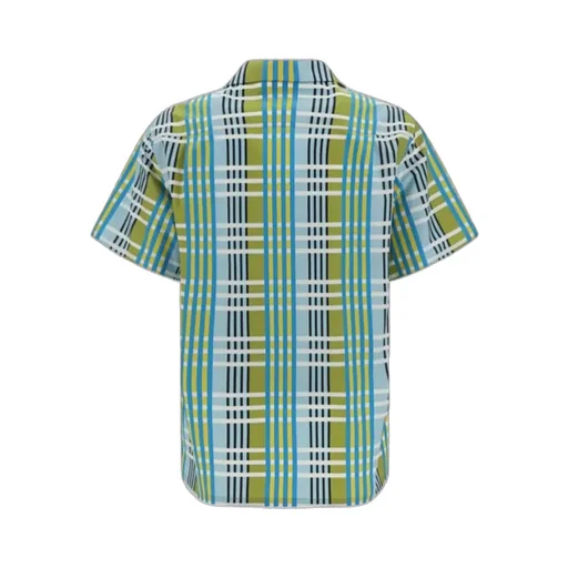 Plaid Short-Sleeved Shirt