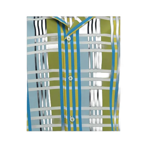 Plaid Short-Sleeved Shirt