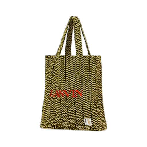 X Future Logo Embroidered Interwoven Tote Bag