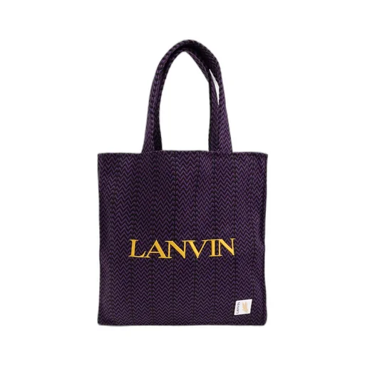 X Future Logo Embroidered Interwoven Tote Bag