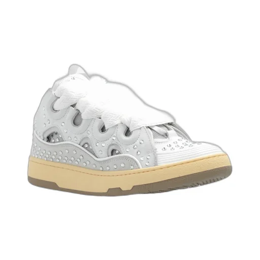 Curb Embellished Low-Top Sneakers