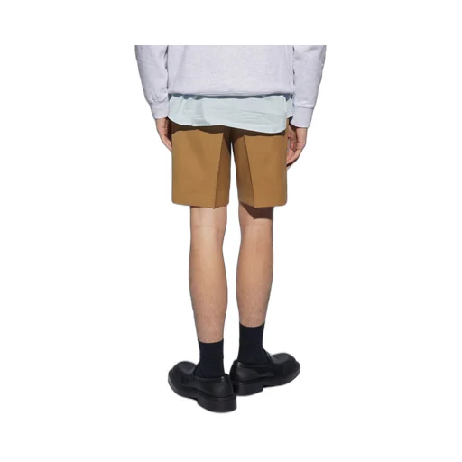 Pressed Crease Belted Shorts