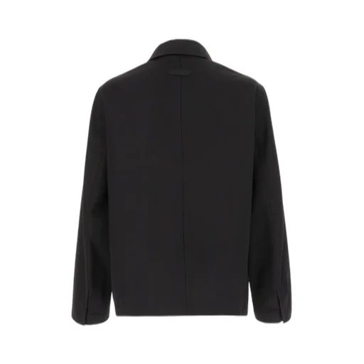 Long Sleeved Buttoned Twill Jacket