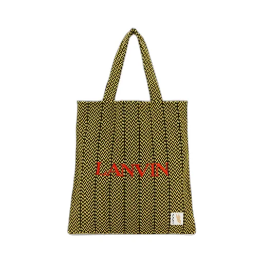 X Future Logo Embroidered Interwoven Tote Bag