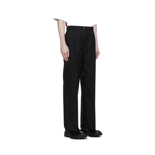 Pleated Wool Trousers